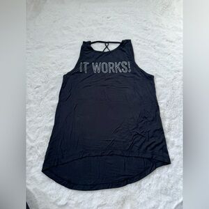 Itworks strappy back tank top